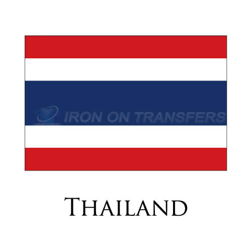 Thailand flag Iron-on Stickers (Heat Transfers)NO.1997